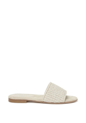 Peserico woven slides - Neutrals