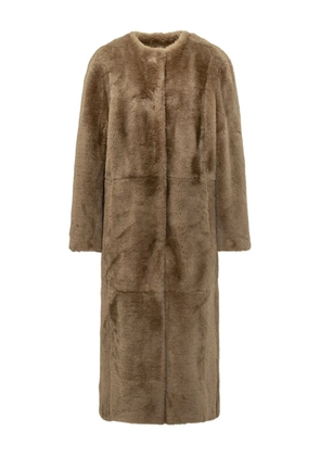 STAND STUDIO faux-fur coat - Brown