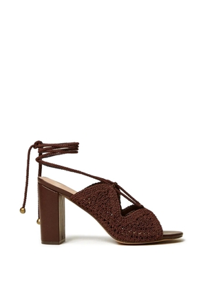 TWINSET macrame tie sandals - Brown