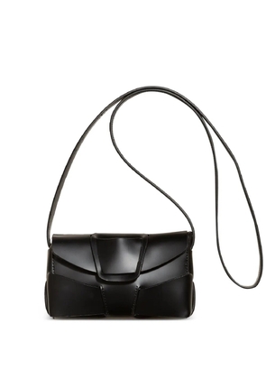 Hereu woven crossbody bag - Black