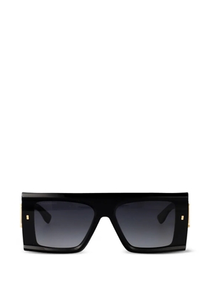 DSQUARED2 EYEWEAR rectangle-frame logo-detail sunglasses - Black