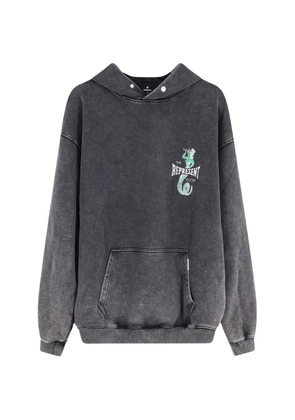 Represent graphic-print hoodie - Grey