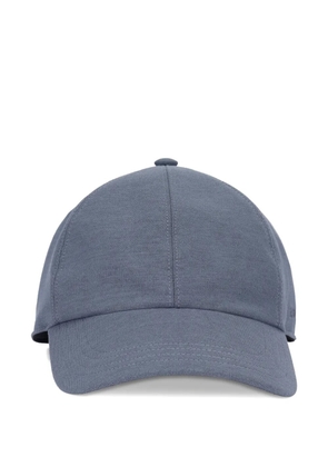 slowear panelled baseball cap - Blue