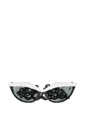 Luxottica Eyewear chain sunglasses - White