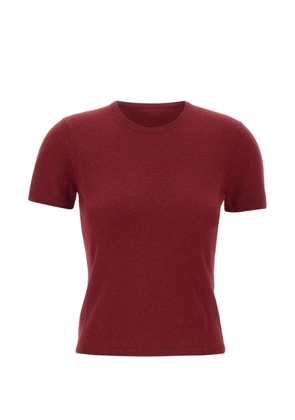 The Garment Como ribbed short-sleeve sweater - Red