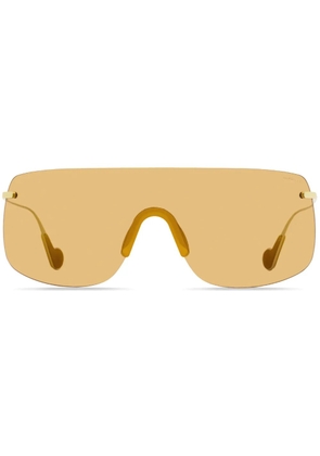 Moncler Eyewear Electra shield-frame sunglasses - Gold