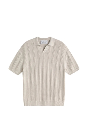 LES HÉRITIERS ribbed T-shirt - White