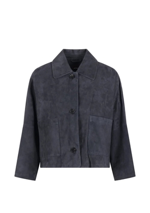 Arma Zhou leather jacket - Blue