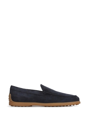 Tod's reversed loafers - Blue
