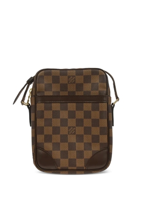 Louis Vuitton Pre-Owned 2007 Danube damier ébene-pattern shoulder bag - Brown