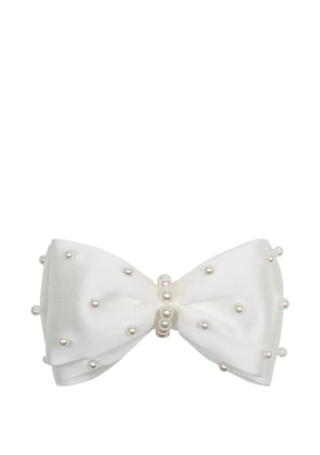 Self-Portrait bow hair clip - Neutrals