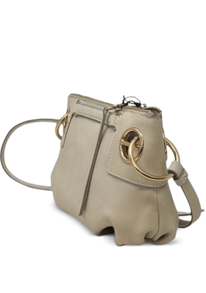 Borbonese ring london crossover shoulder bag - Neutrals