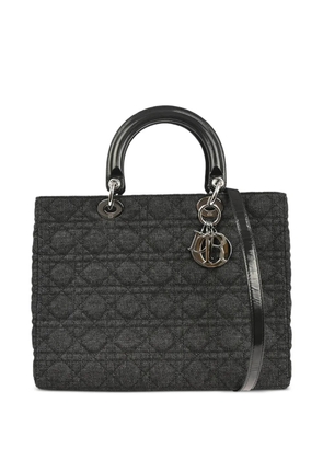 Christian Dior Pre-Owned 2000 Lady cannage tote bag - Black