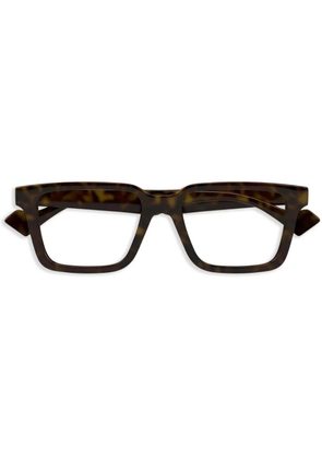 Gucci Eyewear rectangle-frame glasses - Brown