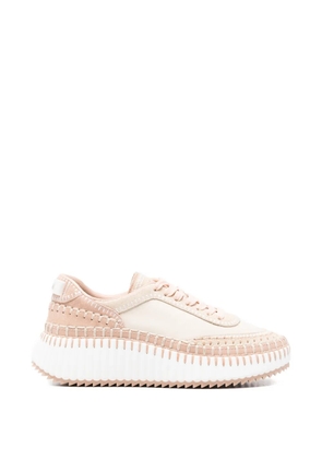 Chloé nama stitched sneakers - Neutrals