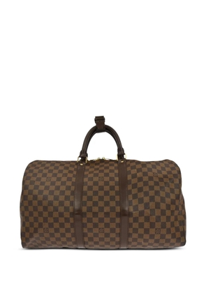 Louis Vuitton Pre-Owned 2006 50 Keepall Damier-pattern tote bag - Brown