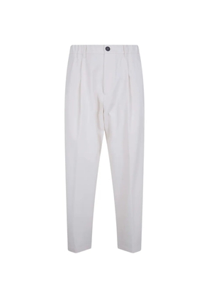 Herno pleated trousers - White