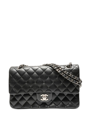 CHANEL Pre-Owned 2007-2008 Classic Double Flap chain quilted shoulder bag - Black