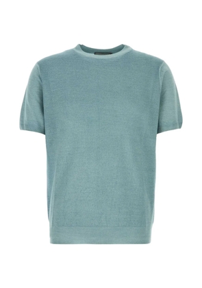 Canali crew-neck T-shirt - Blue
