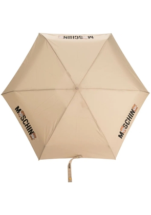 Moschino Teddy Bear-print umbrella - Neutrals