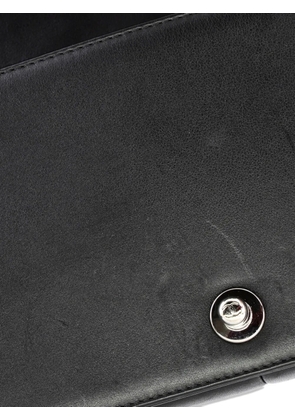 CHANEL Pre-Owned Boy Flap Bag Quilted Tweed with Pearl Embellished Calfskin Old Medium shoulder bag - Black