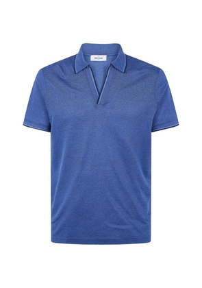 Gran Sasso V-neck T-shirt - Blue