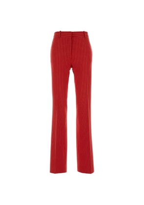 Orlane Paris pinstripe trousers - Red