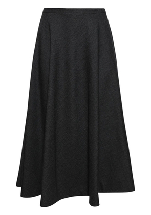 Gucci English Grisaille midi skirt - Grey