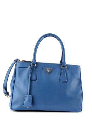 Prada Pre-Owned Double Zip Lux Saffiano Leather Small tote bag - Blue