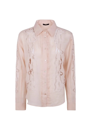 Seventy openwork shirt - Neutrals