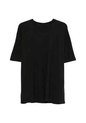 120% Lino round-neck T-shirt - Black