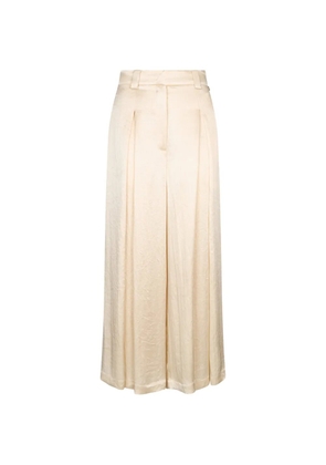 LIU JO slits creased palazzo pants - Neutrals