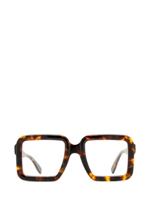 AUDE HEROUARD Henriette square-frame glasses - Brown