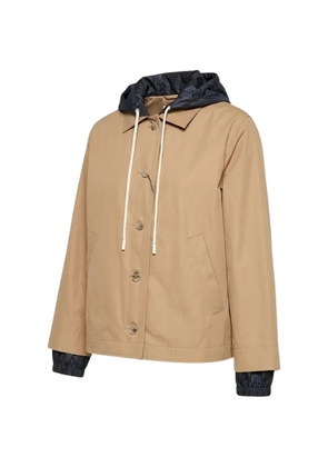 Herno water-repellent reversible hooded jacket - Neutrals