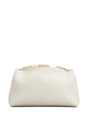 Tod's trim clutch bag - Neutrals
