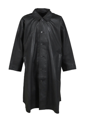 PORTER CLASSIC buttoned coat - Black