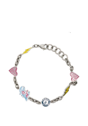 SPORT b. by agnès b. logo-charm bracelet - Silver