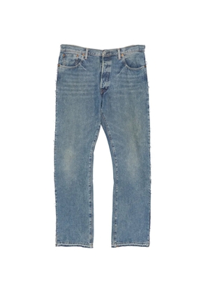 PROTOTYPES frayed straight-leg jeans - Blue