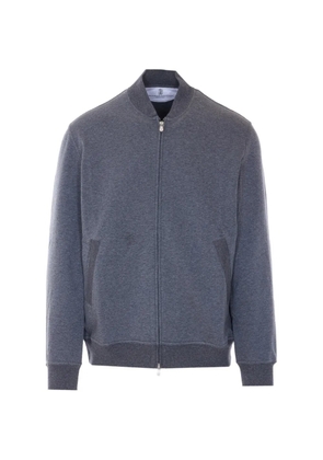 Brunello Cucinelli side-pockets cardigan - Grey