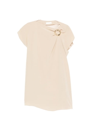 JOSEPH Anika ring detail dress - Neutrals