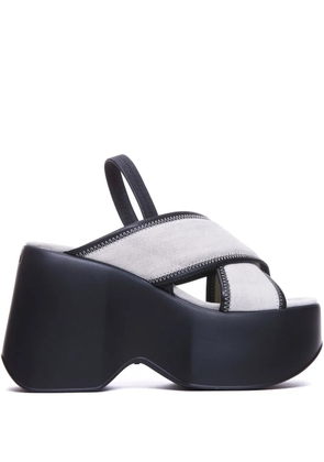 Vic Matie 100mm platform sandals - White