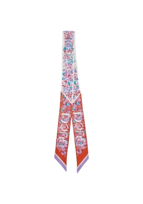 Gucci floral silk scarf - Orange