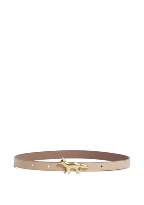 Maison Kitsuné Profile Fox reversible belt - Neutrals