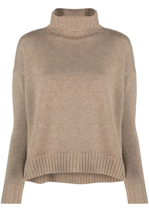 Max Mara fine-knit roll-neck jumper - Neutrals
