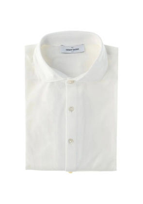 Gran Sasso buttoned cotton shirt - Neutrals