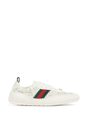 Gucci Shift GG crystal sneakers - Neutrals