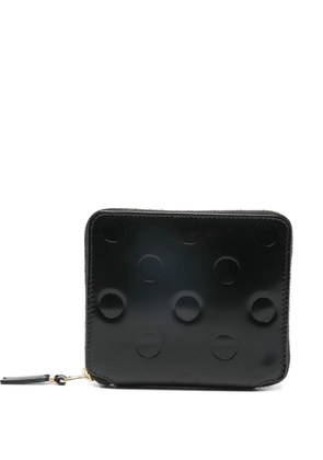 Comme Des Garçons Wallet embossed dot wallet - Black