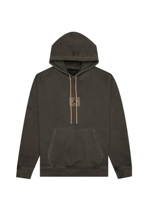 Jordan logo-patch hoodie - Black