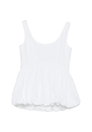 Róhe Voluminous Peplum top - White
