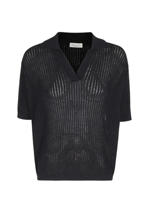 Roberto Collina open-knit T-shirt - Black